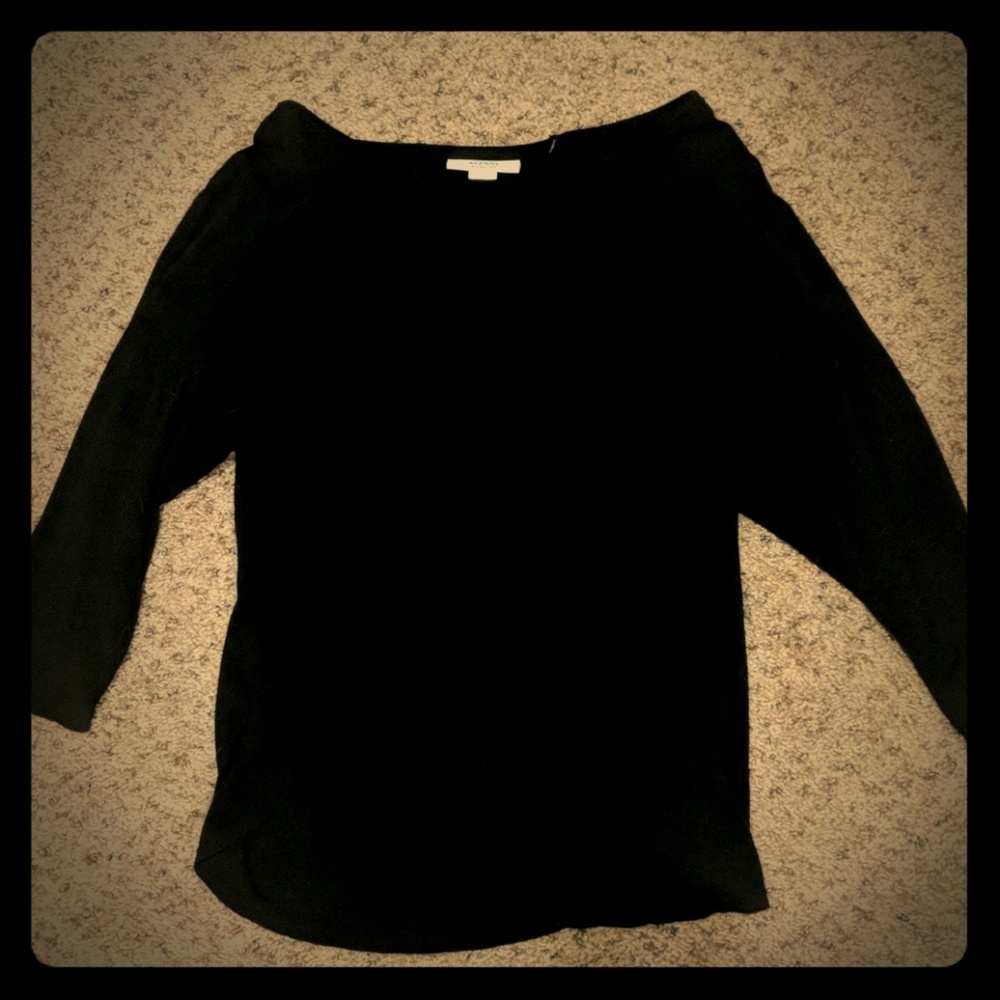 Alfani Black Size Small Long Sleeve Shirt